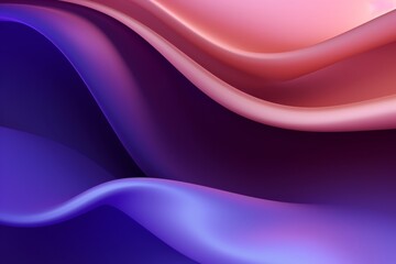 Wall Mural - Violet to Purple to Pink abstract fluid gradient design, curved wave in motion background for banner, wallpaper, poster, template, flier and cover