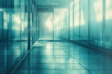 Poster - Glass - Transparency and light background