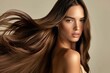 © Igor - A stunning model flaunts her long, luscious, and glossy hair, perfectly embodying hair health and beauty