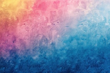 Poster - Grainy gradient owerlay background blue pink yellow