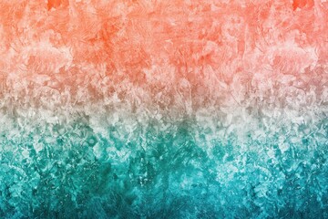 Poster - Orange teal green pink abstract grainy gradient background noise texture effect summer poster design