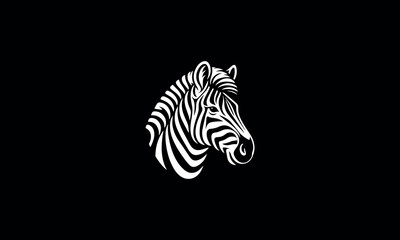 face of zebra | zebra head black and white icon zebra head black and white logo zebra head black and