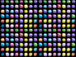 Seamless multicolored texture of colored balloons as a backgroun