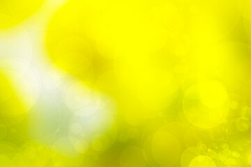 Wall Mural - Abstract fresh delicate gradient green light and yellow pastel spring or summer bokeh background. Beautiful texture.