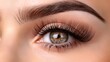© Jūlija - Close-up highlights the expert technique used in eyelash extension, ensuring the client's lashes a