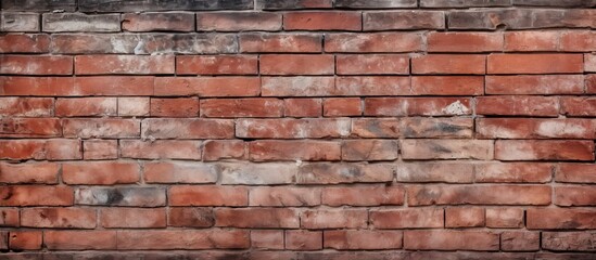 Poster - close-up of a red brick wall