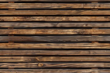 Close Up of Wooden Plank Wall