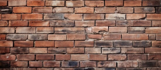 Poster - close-up of brick wall showing tiny hole