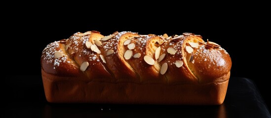 Poster - Loaf of bread topped with almonds