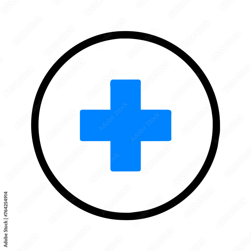 Medical Plus icon vector silhouette graphic element symbol clipart ...