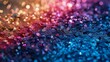 Vibrant Glitter Background Close Up