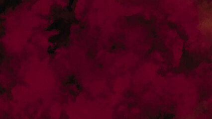 Canvas Print - Abstract red smoke mist fog on a black background. Purple red pink abstract watercolor. Puffs of red smoke on a dark Red particles explosion on black background graphics pattern lines.