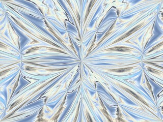 Poster - Background with effect of rays, movement, water blur, splash and mixing of pastel colors, blue, beige and white - abstract graphic. Topics: wallpaper, card, abstraction, pattern, texture, art computer