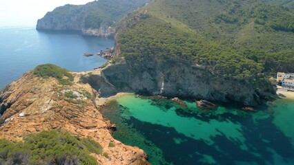 Wall Mural - view from the sea costra brava of spain