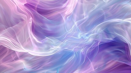Aufkleber - A dynamic wallpaper with pastel purple and blue swirls that feel like a dream AI generated illustration