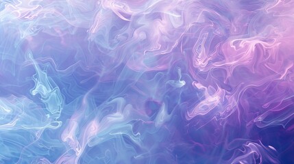 Aufkleber - A dynamic wallpaper with pastel purple and blue swirls that feel like a dream  AI generated illustration