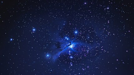 Poster - A simple representation of the Orion constellation AI generated illustration