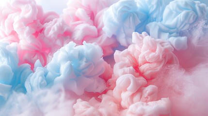 Aufkleber - Cotton candy dreams in pastel hues  AI generated illustration