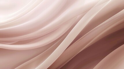 Aufkleber - Gentle blush pink merging with subtle taupe gradients AI generated illustration