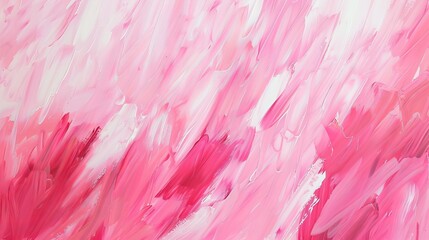 Aufkleber - Gentle strokes in shades of pink AI generated illustration