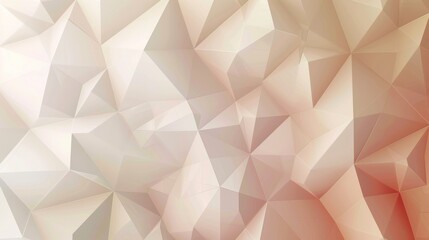 Leinwandbilder - Geometric beauty in muted tones AI generated illustration