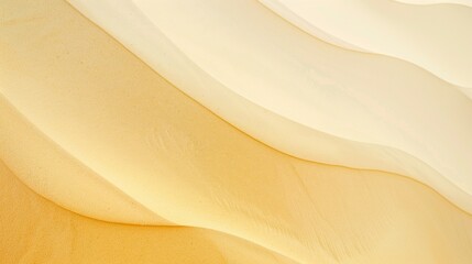 Aufkleber - Pale yellow merging with warm sand gradients AI generated illustration