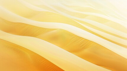 Aufkleber - Pale yellow merging with warm sand gradients AI generated illustration