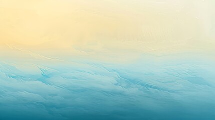 Aufkleber - Pastel blue gradients transitioning into cozy yellow undertones AI generated illustration