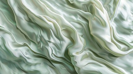 Aufkleber - Warm mint green with hints of creamy beige undertones AI generated illustration
