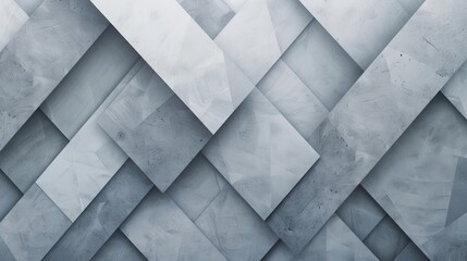Poster - A minimalist geometric pattern in shades of grey  AI generated illustration