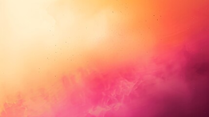 Aufkleber - A subtle gradient in shades of pink and orange AI generated illustration