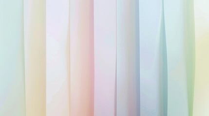 Leinwandbilder - A subtle gradient in soft pastel hues  AI generated illustration