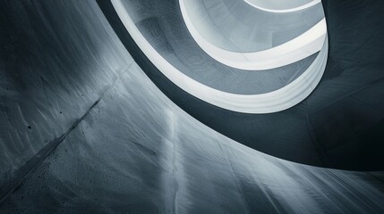 Poster - Fine lines and curves creating an abstract pattern AI generated illustration