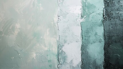 Poster - Soft transitions of color in a monochromatic palette  AI generated illustration