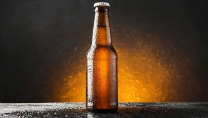 Wall Mural - Generated image of beer glass