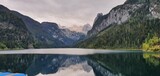 Fototapeta Do pokoju - lake in the mountains, lake reflection. Gosausee Austria 2022