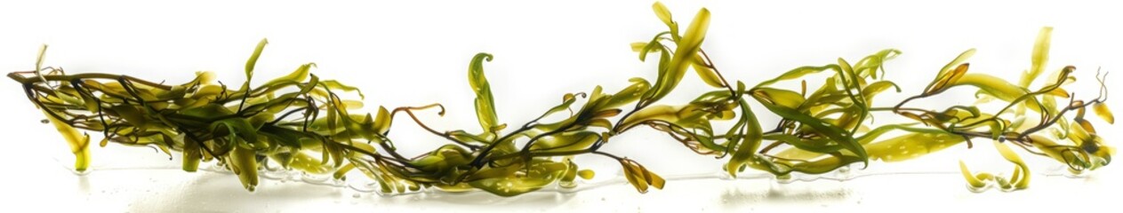 Algae on a white background isolated.