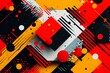 Bold and striking social media background with contrasting colors