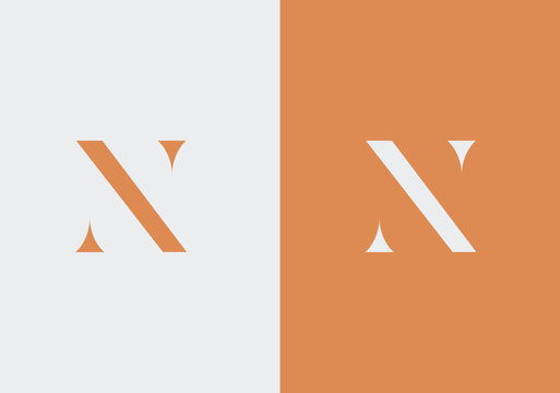 N Logo and brand design,Letter N Logo,