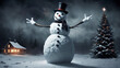 Sinister Snowman: Haunting New Year's Night