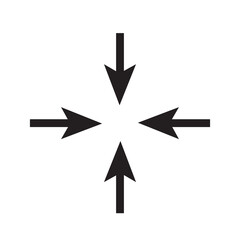 Poster - Arrows icon simple flat vector illustration on white background..eps