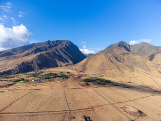 Wall Mural - An aerial photo of the mountains along the west coast of Maui taken from Olowalu, Hawaii.