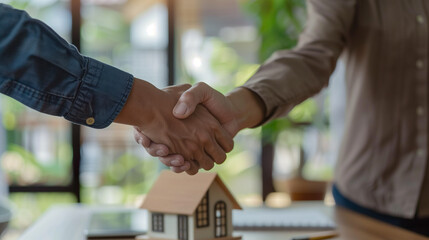 people shaking hands in the office