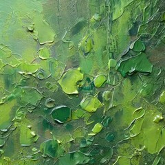 Wall Mural - green painting texture background