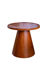 Poster - Wooden round table