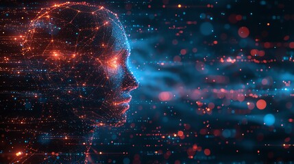 Aufkleber - machine learning technology projection