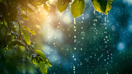 Wall Mural - the unpredictability of weather. capture the transition from sunny to stormy weather or the aftermat