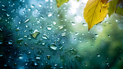 Wall Mural - the unpredictability of weather. capture the transition from sunny to stormy weather or the aftermat