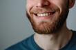 © vefimov - Man with beard is smiling and showing his teeth