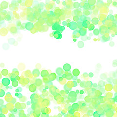 Wall Mural - abstract background with bubbles bokeh